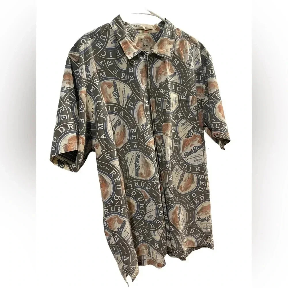 Columbia Men’s River Lodge Red Drum Ale Fishing Shirt